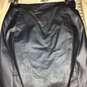 Women's Leather Skirt - Size 14